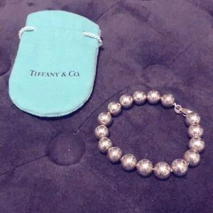Tiffany HardWear sterling silver 10mm bead bracelet